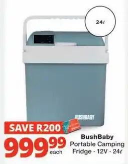 Checkers BushBaby Portable Camping Fridge offer