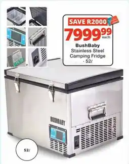 Checkers BushBaby Stainless Steel Camping Fridge offer