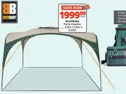 Checkers BushBaby Party Gazebo offer