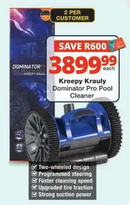 Checkers Kreepy Krauly Dominator Pro Pool Cleaner offer