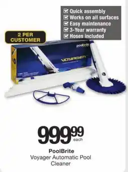 Checkers PoolBrite Voyager Automatic Pool Cleaner offer