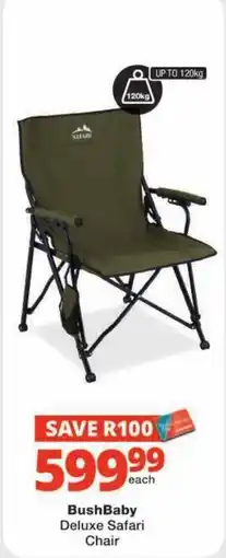 Checkers BushBaby Deluxe Safari Chair offer