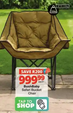 Checkers BushBaby Safari Bucket Chair offer