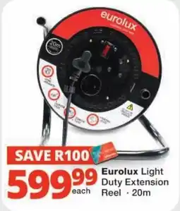 Checkers Eurolux Light Duty Extension Reel offer