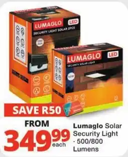 Checkers Lumaglo Solar Security Light offer