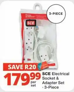 Checkers SCE Electrical Socket & Adapter Set offer