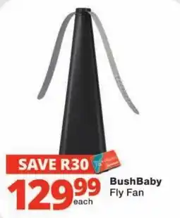 Checkers BushBaby Fly Fan offer
