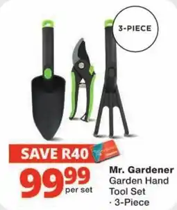 Checkers Mr. Gardener Garden Hand Tool Set offer