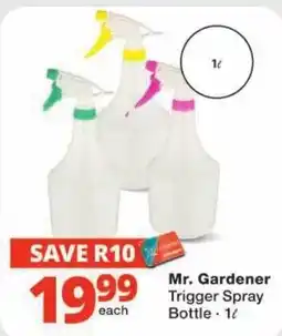 Checkers Mr. Gardener Trigger Spray Bottle offer