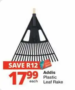 Checkers Addis Plastic Leaf Rake offer