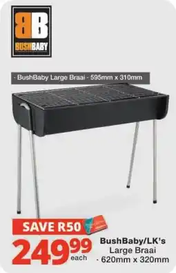 Checkers BushBaby Large Braai offer
