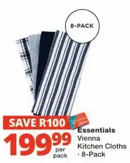 Checkers Essentials Vienna Kitchen Cloths offer