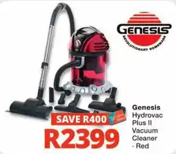 Checkers Genesis Hydrovac Plus II Vacuum Cleaner · Red offer