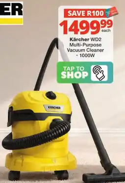 Checkers Kärcher WD2 Multi-Purpose Vacuum Cleaner offer