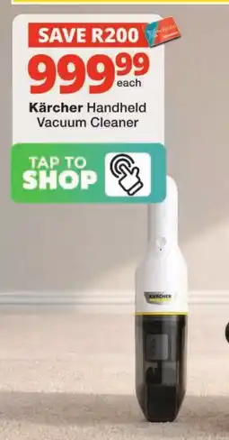 Checkers Kärcher Handheld Vacuum Cleaner offer