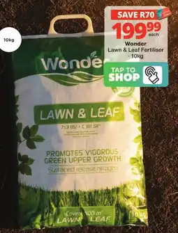 Checkers Wonder Lawn & Leaf Fertiliser offer