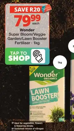 Checkers Wonder Organics Lawn Booster offer