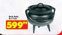 Shoprite Bush Baby No.3 Potjie offer