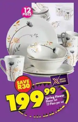 Shoprite SPRING FLOWER DINNER SET offer