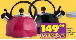Shoprite Whistling Kettle offer