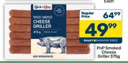 Pick n Pay PnP Smoked Cheese Griller 375g offer