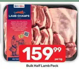 Pick n Pay Bulk Half Lamb Pack offer