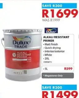 Chamberlain Dulux Trade Alkali Resistant Primer offer