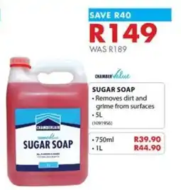 Chamberlain Chamberlain Sugar Soap offer