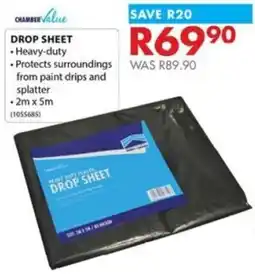 Chamberlain Chamber Value Heavy-duty Plastic Drop Sheet offer