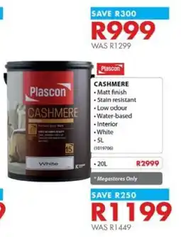 Chamberlain Plascon Cashmere offer