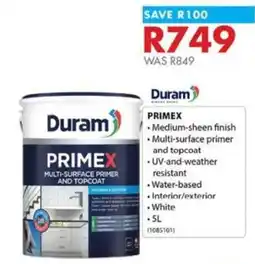 Chamberlain Duram PRIMEX Multi-Surface Primer and Topcoat offer