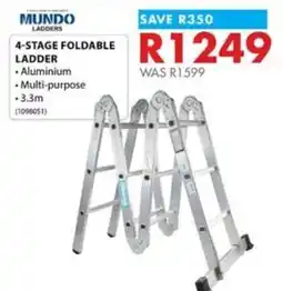 Chamberlain MUNDO LADDERS 4-STAGE FOLDABLE LADDER offer
