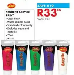 Chamberlain Student Acrylic Paint offer