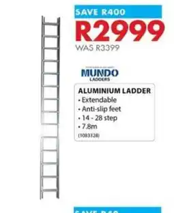 Chamberlain Mundo Aluminium Ladder offer