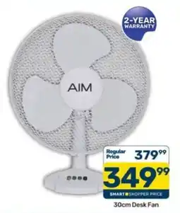 Pick n Pay AIM 30cm Desk Fan offer