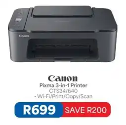 OK Furniture Canon Pixma 3-in-1 Printer CTS34/640 offer
