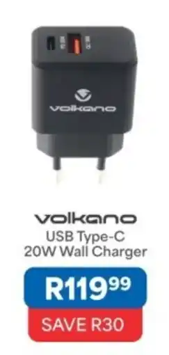 OK Furniture volkano USB Type-C 20W Wall Charger offer