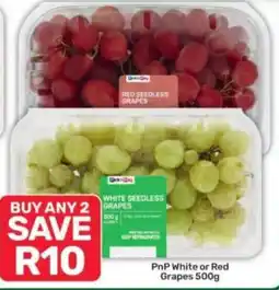 Pick n Pay PnP White or Red Grapes offer