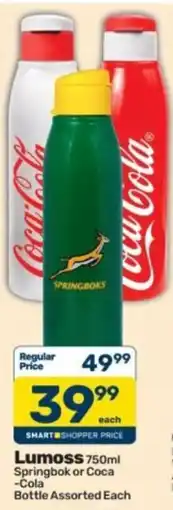 Pick n Pay Lumoss Springbok or Coca-Cola Bottle Assorted offer