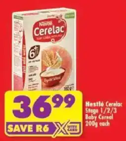 Shoprite Nestlé Cerelac Baby Cereal offer