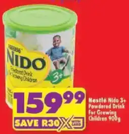 Shoprite Nestlé Nido 3+ Powdered Drink for Growing Children offer