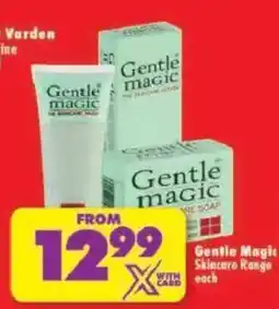 Shoprite Gentle magic Skincare Range offer