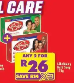 Shoprite Lifebuoy Bath Soap offer