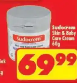 Shoprite Sudocrem Skin & Baby Care Cream offer