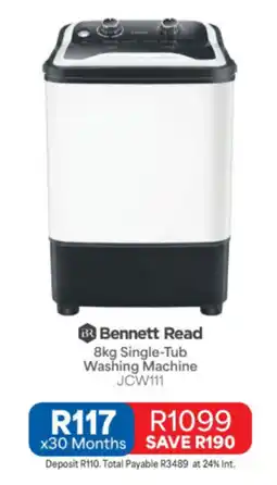 OK Furniture Bennett Read 8kg Single-Tub Washing Machine JCW111 offer