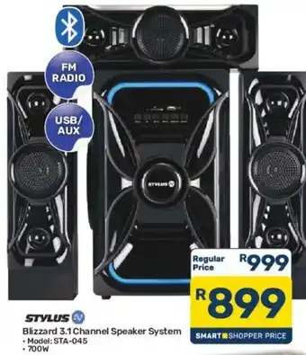 STYLUS Blizzard 3.1 Channel Speaker System