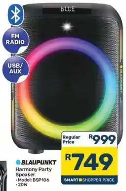 Pick n Pay BLAUPUNKT Harmony Party Speaker offer