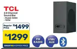 Pick n Pay TCL 2.0 Channel Sound Bar offer