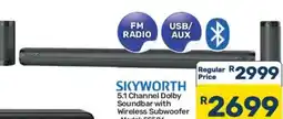 Pick n Pay SKYWORTH 5.1 Channel Dolby Soundbar with Wireless Subwoofer offer