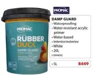 Promac Rubber Duck Damp Guard
